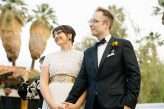 Colourful & Creative Poolside Wedding in Palm Springs (77)