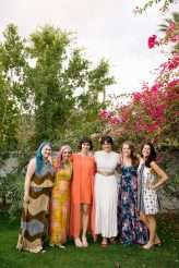 Colourful & Creative Poolside Wedding in Palm Springs (92)