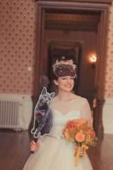 Elegant Retro Wedding Jam-Packed with DIY Ideas (& Cats) (17)