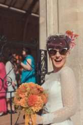 Elegant Retro Wedding Jam-Packed with DIY Ideas (& Cats) (25)