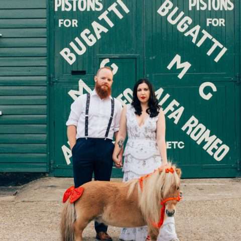 Poirot-Themed Wedding at a Vintage Motorsport Museum with Tony Tony the Miniature Pony! (35)