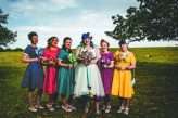 Rockabilly Rainbow Folk Festival Wedding (13)