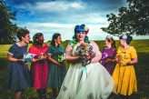 Rockabilly Rainbow Folk Festival Wedding (14)