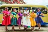 Rockabilly Rainbow Folk Festival Wedding (3)
