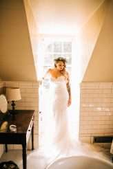 Vintage Bohemian Taxidermy Succulent Tattooed Bride 14