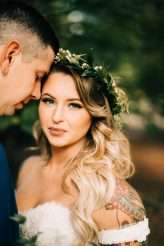 Vintage Bohemian Taxidermy Succulent Tattooed Bride 29