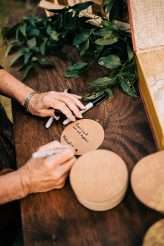 Vintage Bohemian Taxidermy Succulent Tattooed Bride 50