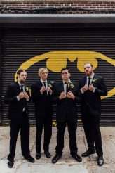 Vintage Rockabilly Meets Back to the Future Inspired Wedding at Philadelphia’s Magic Gardens (14)