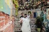 Vintage Rockabilly Meets Back to the Future Inspired Wedding at Philadelphia’s Magic Gardens (34)
