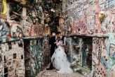 Vintage Rockabilly Meets Back to the Future Inspired Wedding at Philadelphia’s Magic Gardens (39)