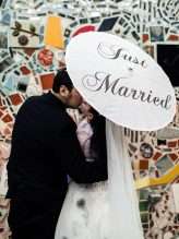 Vintage Rockabilly Meets Back to the Future Inspired Wedding at Philadelphia’s Magic Gardens (40)