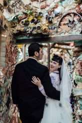 Vintage Rockabilly Meets Back to the Future Inspired Wedding at Philadelphia’s Magic Gardens (42)