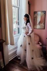 Vintage Rockabilly Meets Back to the Future Inspired Wedding at Philadelphia’s Magic Gardens (8)