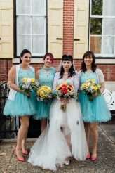 Vintage Rockabilly Meets Back to the Future Inspired Wedding at Philadelphia’s Magic Gardens (9)