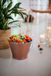 colourful meets industrial warehouse laidback spanish wedding 30