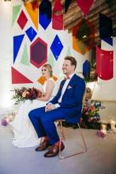 colourful meets industrial warehouse laidback spanish wedding 48