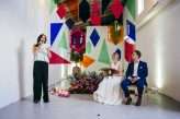 colourful meets industrial warehouse laidback spanish wedding 49