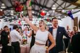 colourful meets industrial warehouse laidback spanish wedding 66