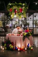 colourful meets industrial warehouse laidback spanish wedding 69