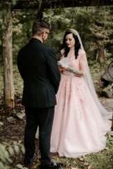 A Romantic, Nature-Filled, Disney Fairytale Wedding with the Bride in Pink! (17)