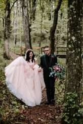 A Romantic, Nature-Filled, Disney Fairytale Wedding with the Bride in Pink! (28)
