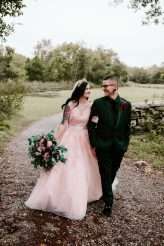 A Romantic, Nature-Filled, Disney Fairytale Wedding with the Bride in Pink! (29)