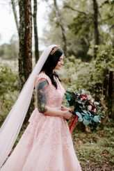 A Romantic, Nature-Filled, Disney Fairytale Wedding with the Bride in Pink! (31)