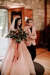 A Romantic, Nature-Filled, Disney Fairytale Wedding with the Bride in Pink! (44)