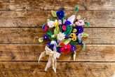 Colourful Vibrant Wedding Crochet Bouquet 5