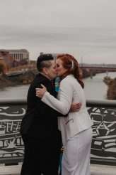 Pedestrian Bridge Elopement | LGBT Nashville Wedding Photographe