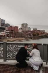 Pedestrian Bridge Elopement | LGBT Nashville Wedding Photographe