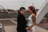 Pedestrian Bridge Elopement | LGBT Nashville Wedding Photographe