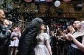 Pastel Goth Satanic Polyamorous Lolita Wedding 30