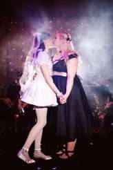 Pastel Goth Satanic Polyamorous Lolita Wedding 52
