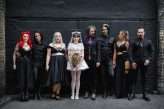 Pastel Goth Satanic Polyamorous Lolita Wedding 54