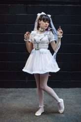 Pastel Goth Satanic Polyamorous Lolita Wedding 66