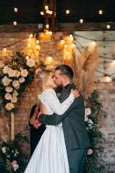 Rustic Homely Moorland Greenery Cornish Wedding 18