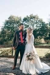 Rustic Homely Moorland Greenery Cornish Wedding 21