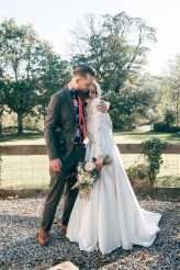 Rustic Homely Moorland Greenery Cornish Wedding 22