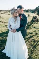 Rustic Homely Moorland Greenery Cornish Wedding 27