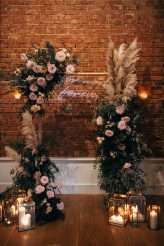 Rustic Homely Moorland Greenery Cornish Wedding 37