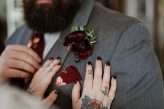 pierced, tattooed, plus size winter wedding in chicago (13)