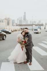 pierced, tattooed, plus size winter wedding in chicago (26)