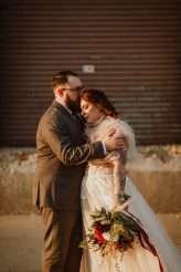 pierced, tattooed, plus size winter wedding in chicago (27)