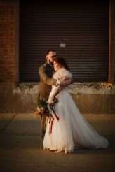 pierced, tattooed, plus size winter wedding in chicago (28)