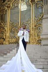 A Royal Fairy Tale Wedding in Paris… with a Groom in a Cape! (23)