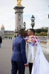 A Royal Fairy Tale Wedding in Paris… with a Groom in a Cape! (32)