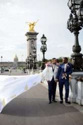 A Royal Fairy Tale Wedding in Paris… with a Groom in a Cape! (33)