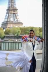 A Royal Fairy Tale Wedding in Paris… with a Groom in a Cape! (55)