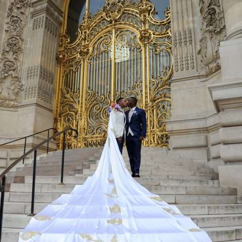 A Royal Fairy Tale Wedding in Paris… with a Groom in a Cape! (7)